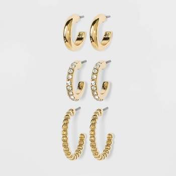  36 Pairs Gold Hoop Earrings Set for Women Girls Multipack,  Hypoallergenic Chunky Chain Twisted Hoop Earrings Pack, Fashion Dangle Earrings  Jewelry for Gift: Clothing, Shoes & Jewelry