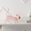 11.75" Penelope Modern Industrial Iron Feline Kids' Lamp (Includes LED Light Bulb) Pink - JONATHAN Y - 4 of 4