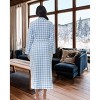 ADR Women's Long Robe, Fleece Plush Robe Woman, Cozy Regular & Plus Size Women's Bath Robe - 3 of 3