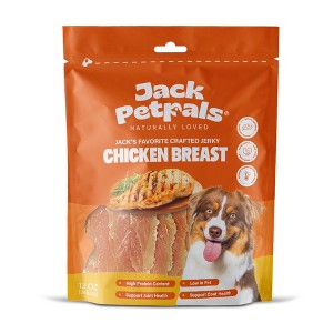 Jack PetPals Jack’s Favorite Crafted Jerky Chicken Breast 12Oz (340.2g) Palatable High Protein Handcrafted Jerky Treats - 1 of 4
