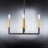 Urban Ambiance Luxury Modern Farmhouse Farmhouse Chandelier,  15-5/8" x 20",  Charcoal Finish, UHP2804 - 4 of 4