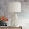 Pacific Coast Lighting Aria 29 1/2" Woven White Rope Cage Table Lamp - 2 of 4
