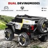 24V Kids Ride on Car-2 Seater, 4WD/2WD Switch, 4x200W Motor, Remote Control,3 Speeds, LED Lights, Safety Belt, Off-Road Electric Vehicles - 3 of 4