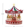 Mr. Christmas 14" Animated Vintage LED Carousel Musical Christmas Decoration - 4 of 4