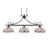 Chloe Lighting Grenville Victorian-Style Dark Bronze 3 Light Island Pendant 47" - 4 of 4
