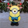 Gemmy Despicable Me 3.5-ft Lighted Minion Stuart Dressed as a Reindeer - 2 of 3