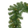 Puleo 5 Piece Pre-Lit Alberta Artificial Christmas Decor Set Featuring 2 Trees 1 Wreath and 2 Garland - 4 of 4