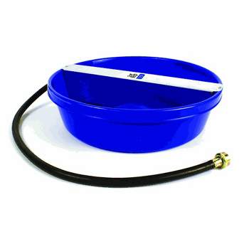 Little Giant EF3 Ever Full 3 Gallon High Impact Plastic Plastic Automatic Pet and Dog Water Bowl Dispenser, Attaches to Garden Hose, Blue