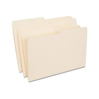HITOUCH BUSINESS SERVICES File Folders 1/2 Cut Legal Size Manila 100/Box TR116939/116939