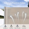 PAGED Outdoor Lounge Chair with Wheels and Side Table 5 Adjustable Position Patio Chair for Outside, Pool, Beach - 3 of 4