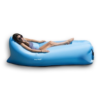 thumbnail image 2 of Pool Central Inflatable Travel Neck Pillow - 18 Inch Gray Air Pillow For Comfort & Support 2 of 9