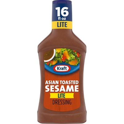 Kraft Asian Toasted Sesame Lite Reduced Fat Salad Dressing - 16fl oz