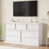 Whizmax 7 Drawer Dresser for Bedroom, Modern Double Dresser Organizer with Storage, Wooden Chest of Drawers for Bedroom, Living Room, White - 2 of 4