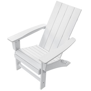 GARPROVM Upgraded Folding HDPE Adirondack Chair Weather-Resistant Outdoor Patio Chair - 1 of 4