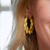 Ross-Simons Italian 18kt Yellow Gold Graduated Twisted Hoop Earrings - 4 of 4