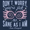 Mens Harry Potter Luna You’re Just As Sane as I Am Long Sleeve Shirt - 2 of 4
