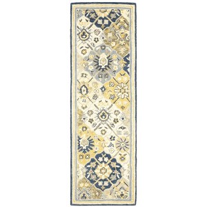 Oriental Weavers Alfresco 28406 Blue/ Gold Indoor Area Rug - 2'6" x 8' - 1 of 4