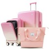Whisen 3-Piece Luggage Set with 20" Front-Opening Carry-On, 28" Suitcase, and Expandable Travel Bag - 2 of 4