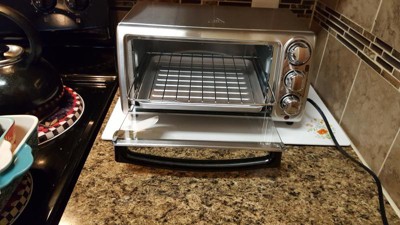  Hamilton Beach 4-Slice Countertop Toaster Oven with Bake Pan,  Broil & Bagel Functions, Auto Shutoff, Stainless Steel (31143): Home &  Kitchen