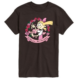 Men's - Hey Arnold! - Valentine's I Love You Short Sleeve Graphic T-Shirt - 1 of 3