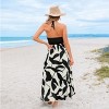 Women's Captivating Monochrome Maxi Dress with Thigh-High Slit - Cupshe - 3 of 4