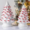 Transpac Small Ceramic Light Up Cardinal Tree - Festive Christmas Decorative Object for Holiday Cheer - 4 of 4