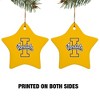University of Idaho Primary Logo StarShaped Porcelain Holiday Christmas Tree Ornament  3.1" - 3 of 4