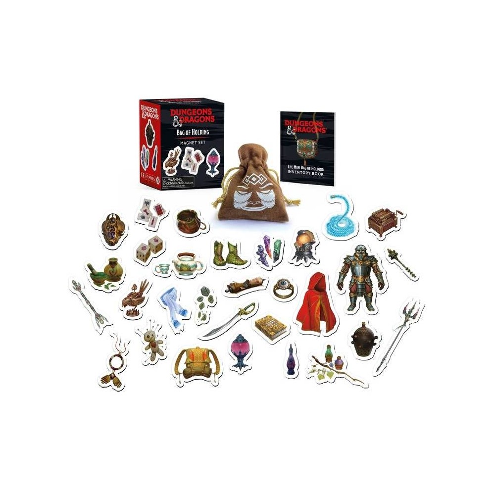 ISBN 9780762475902 product image for Dungeons & Dragons: Bag of Holding Magnet Set - (Rp Minis) by Brenna Dinon (Pape | upcitemdb.com
