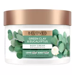 Beloved Green Clay & Eucalyptus Body Cream Lotion - 10oz