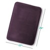 Hearth & Harbor Bathroom Rugs, Ultra Soft Velvet Memory Foam Bath Mats with PVC Backing - 3 of 4