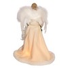 Kurt Adler 16-Inch UL 10-Light Ivory and Gray Angel Tree Topper - 4 of 4