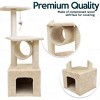 Zone Tech Pet Cat Tower Tree - Premium Quality Multi-Level Safe Cat Tree Stand House with Scratching Posts Tower Playing Spot Condo - 2 of 4