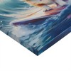 SEVOBAL Wall Art Corgi Canvas Print Playful Decor for Charming Whimsical Vibrant Heartwarming Lively Living Room, Multicolored, 17.91"*18.03"*1.85" - 4 of 4