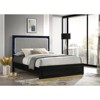 Coaster Home Furnishings Caraway Queen Bed with LED Headboard Black and Grey - 4 of 4