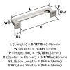 Amerock Lintel Pull for Cabinets, Drawers, and Furniture - 4 of 4