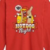 Boys' - Instant Message - Ten Cent Hotdog Night Long Sleeve Graphic T-Shirt - 2 of 4