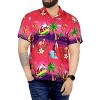 HAPPY BAY Mens Hawaiian Shirts Short Sleeve Button Down Shirt Men's Christmas Hawaii Vacation Casual Beach Shirts for Men Funny - 4 of 4