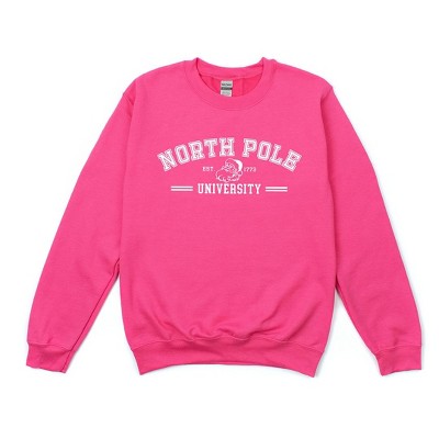 Simply Sage Market Women's Graphic Sweatshirt North Pole University Santa