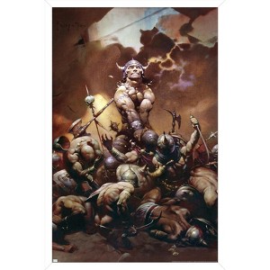 Trends International Frank Frazetta - Destroyer Framed Wall Poster Prints - 1 of 4