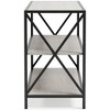 Signature Design by Ashley Casual Bayflynn Bookcase  White/Black - image 4 of 4