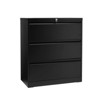 Flavia 3 Drawer Metal Label Frame Filing Cabinet with Secure Locking Mechanism | ARTFUL LIVING DESIGN - 2 of 4
