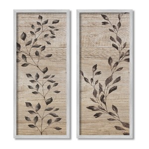 Stupell Industries Rustic Botanical Winding Sprigs, 24" x 10" (Set of 2) - 1 of 4