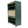 YIYIBYUS Shoe Rack Organizer Cabinet, 7-Tier Bamboo Shoe Storage Shelf with Flip-up Doors - 4 of 4