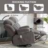 Ridstar Rocking Massage Sofa with Heating Function and Cup Holder For Bedroom & Living Room-Grey - 4 of 4