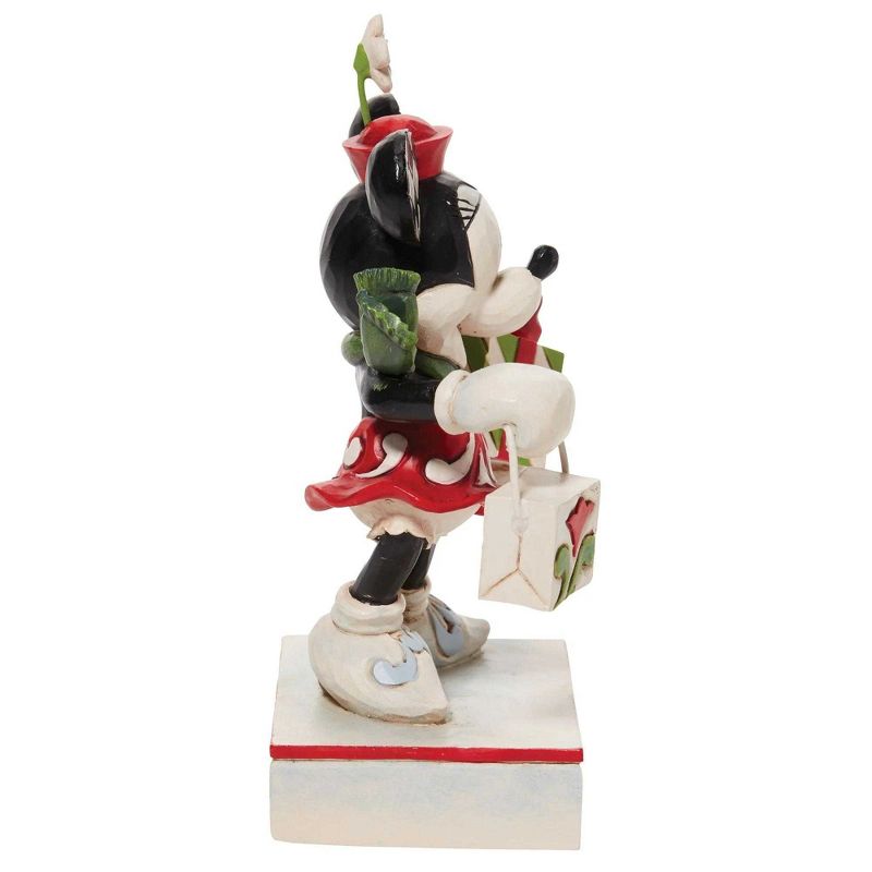 Jim Shore 5.25 In Holiday Glamour Minnie Mouse Disney Figurines, 2 of 4