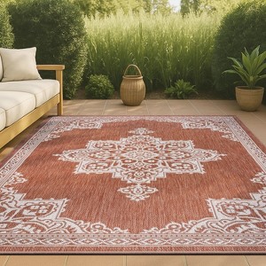 JONATHAN Y Arden Vintage Casual Medallion Indoor/Outdoor Area Rug - 1 of 4