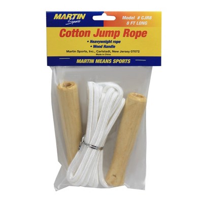 Martin Sports Cotton Jump Rope, 8'