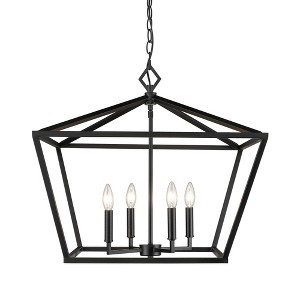 Millennium Lighting 4 - Light Pendant in  Matte Black - 1 of 1