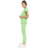 MediChic Womens 8-Pocket Scrubs Set- V-Neck with 4-Pocket Jogger Scrub Pants - 3 of 4