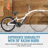 KaZAM Co-Pilot Bike Trailer - 20 Inch Bike Trailer w/ Adjustable BMX Stem & Handlebar - Lightweight Aluminum Frame - Perfect for Family Rides - 2 of 4
